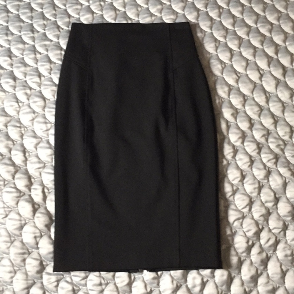 Express black pencil skirt